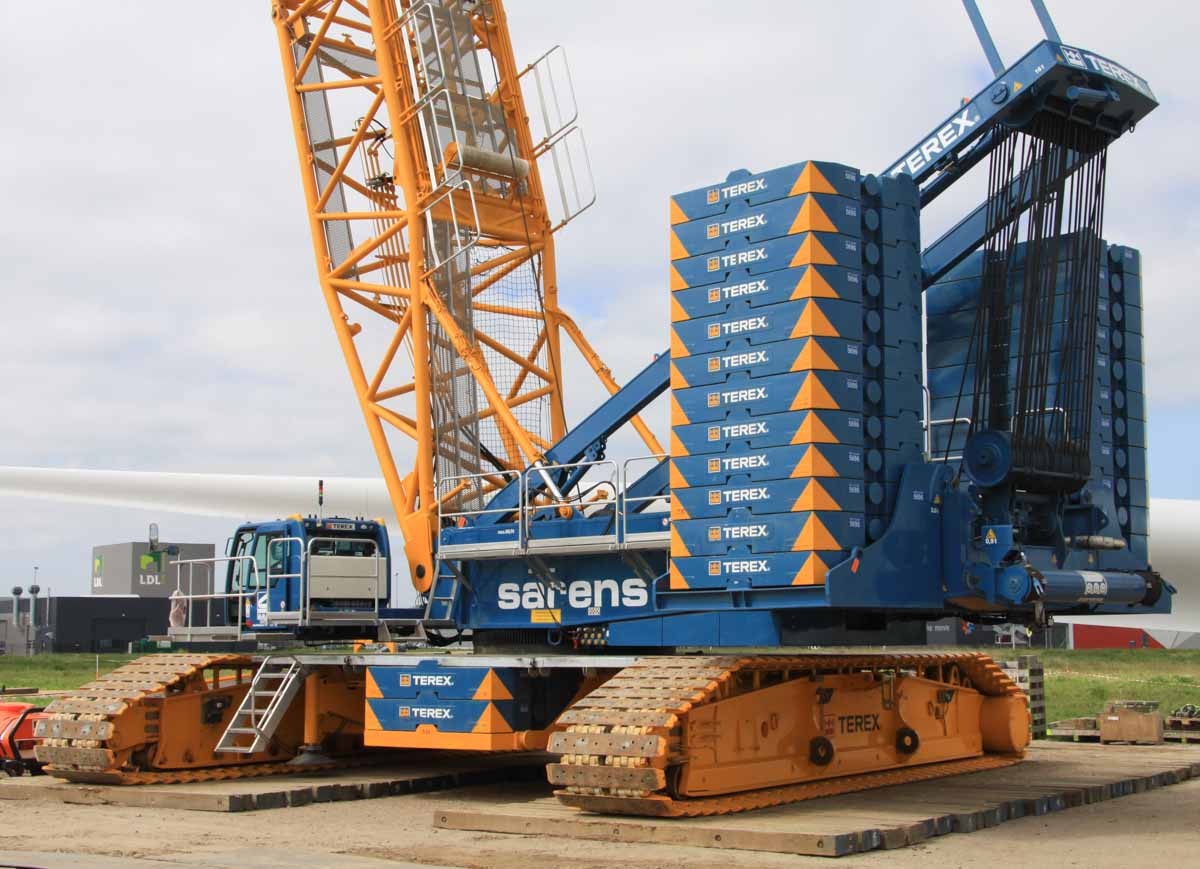 Terex SuperLift  Heavy construction equipment, Crane machine