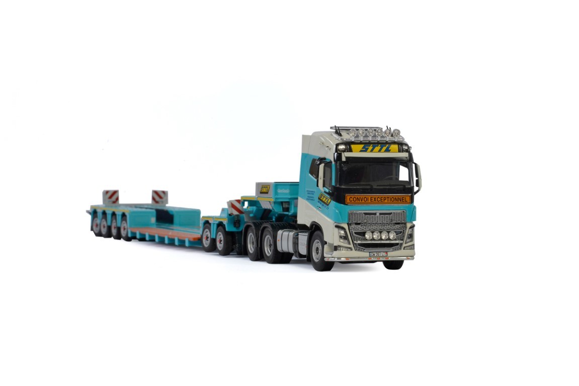 WSI01-2876 - Volvo FH4 Globetrotter 6x4 lowloader 4+2axle dolly