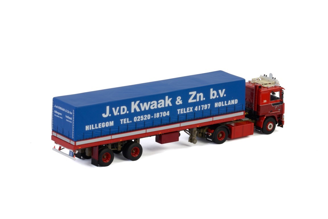 WSI01-2970 - Volvo F10 4x2 classic curtainside 2axle Van der Kwaak 