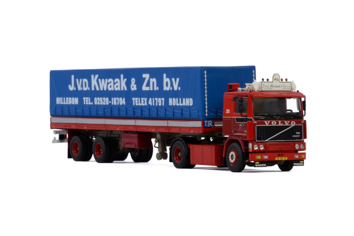 WSI01-2970 - Volvo F10 4x2 classic curtainside 2axle Van der Kwaak 