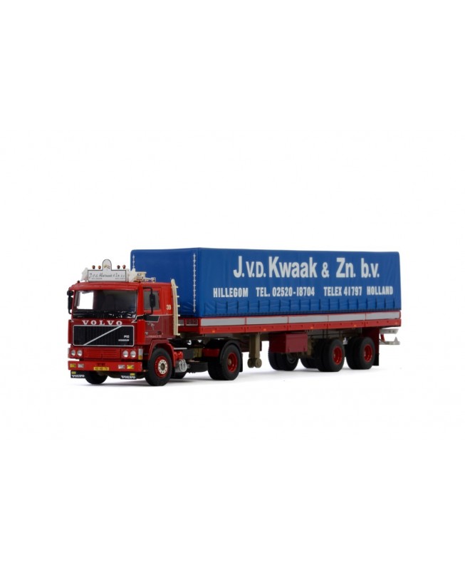 WSI01-2970 - Volvo F10 4x2 classic curtainside 2axle Van der Kwaak 