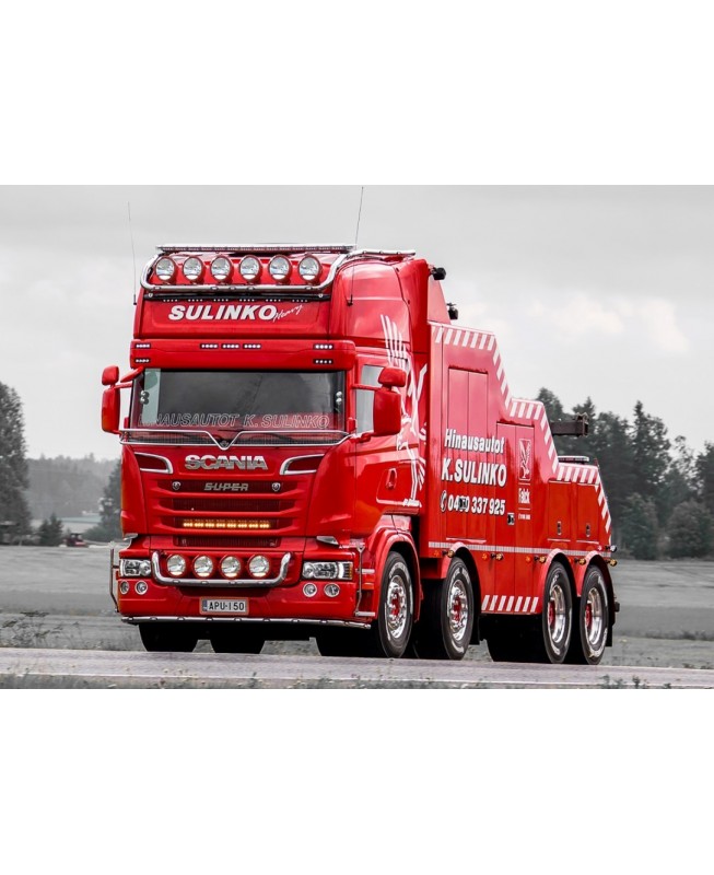 Wsi01 3142 Scania Streamline Topline Falkom Soccorso Mezzi Pesanti K Sulinko Oy 1 50 Wsimodels