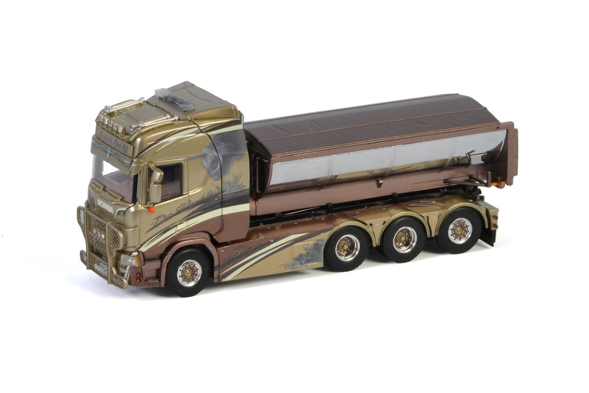 WSI01-3138 - Scania S Highline hooklift asphalt Per Broddes /1:50 WSImodels