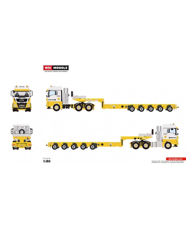 WSI01-3684 - MAN TGX XLX 6x4 Nooteboom MCO+PX 5axle 