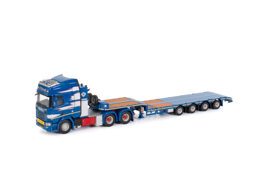 WSI01-3612 - Scania CR20H 6x4 lowloader 4axle P. Adams /1:50 WSImodels