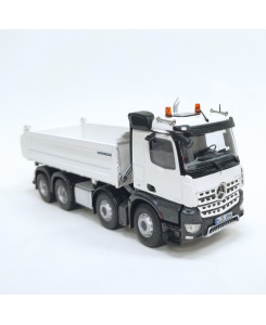 1066/40 Mercedes-Benz Arocs 8x4 Meiller Kipper WHITE /1:50 NZG