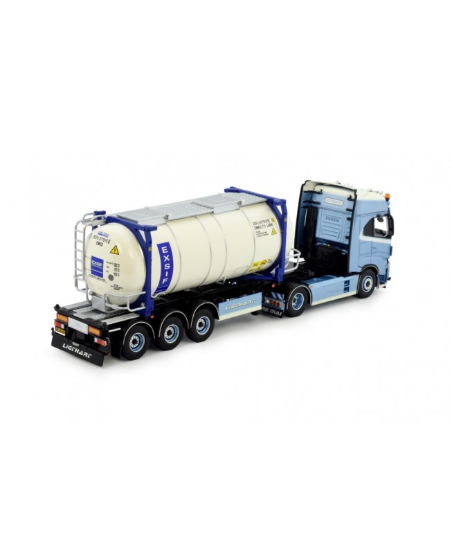 82973 - Iveco S-Way 4x2 20ft. Exsif tankcontainer Ligthart /1:50