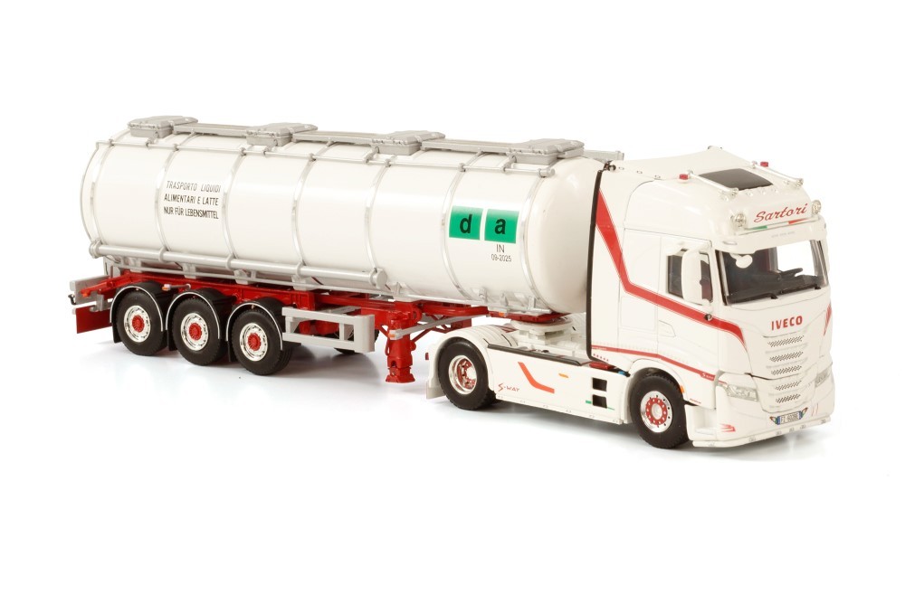 WSI02-3024 - Iveco S-Way High 4x2 liquid-tank trailer Sartori /1:50  WSImodels