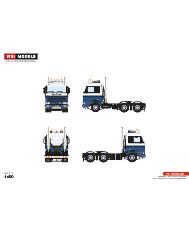 WSI01-3966 - Scania CS20N 4x2 Geelhoed /1:50 WSImodels