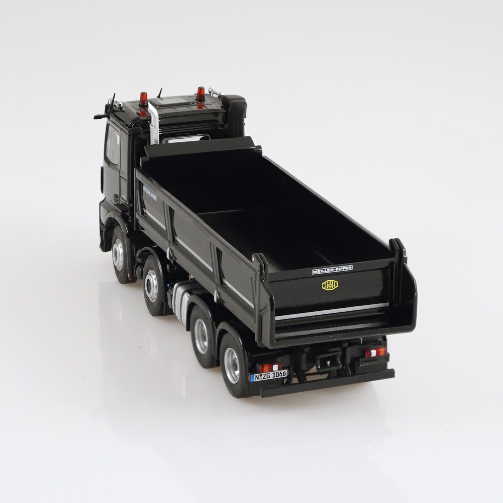 1066/50 Mercedes-Benz Arocs 8x4 Meiller Kipper BLACK /1:50 NZG