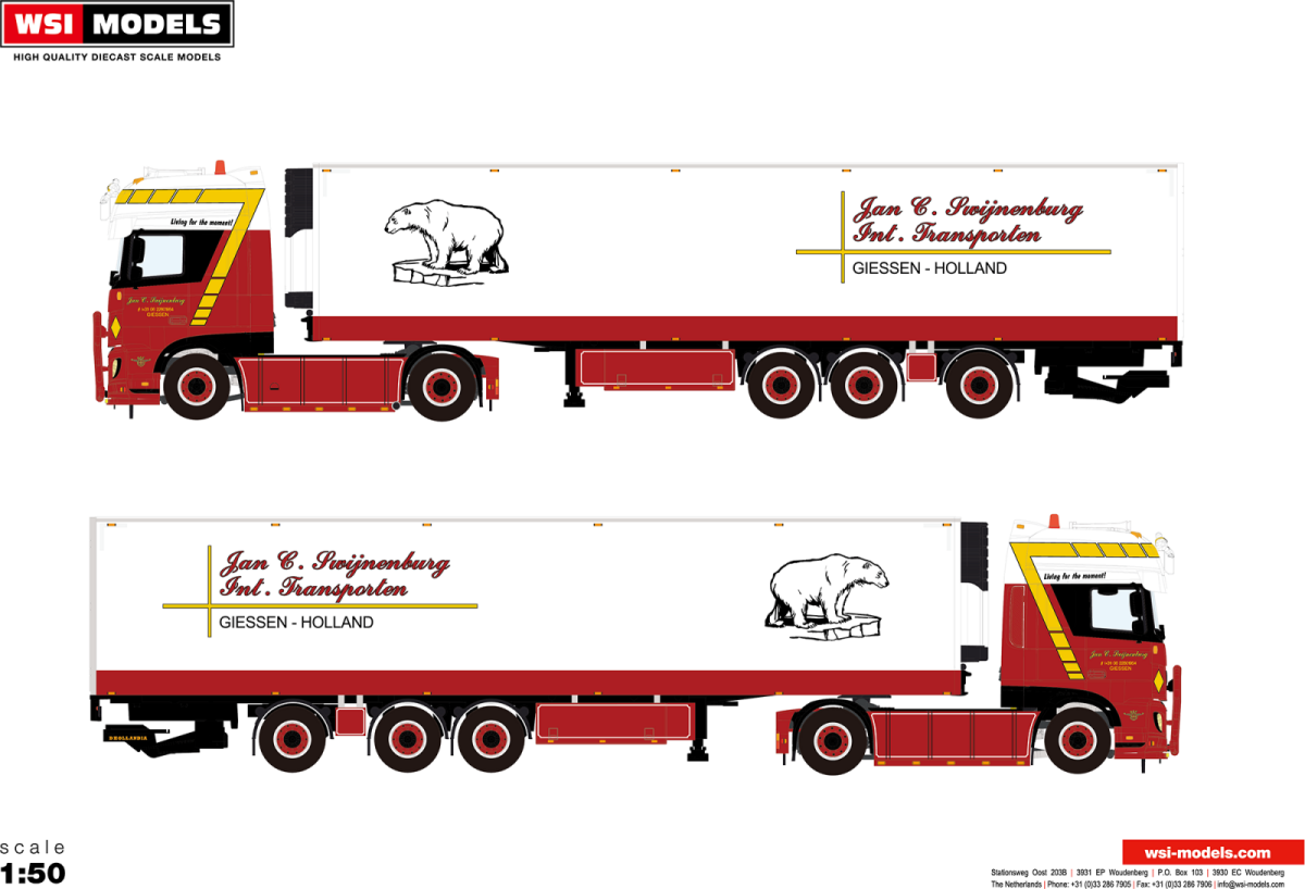 WSI01-4247 - DAF XF SSC my17 4x2 frigo Jan C. Swijnenburg /1:50