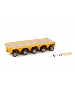 WSI04-2152 - Scheuerle Inter Combi set 5axle - YELLOW (PREMIUM Line) / 1:50  WSImodels