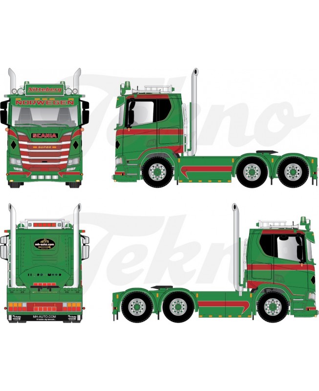 86022 - Scania NG 6x2 Nitteberg /1:50 TEKNO