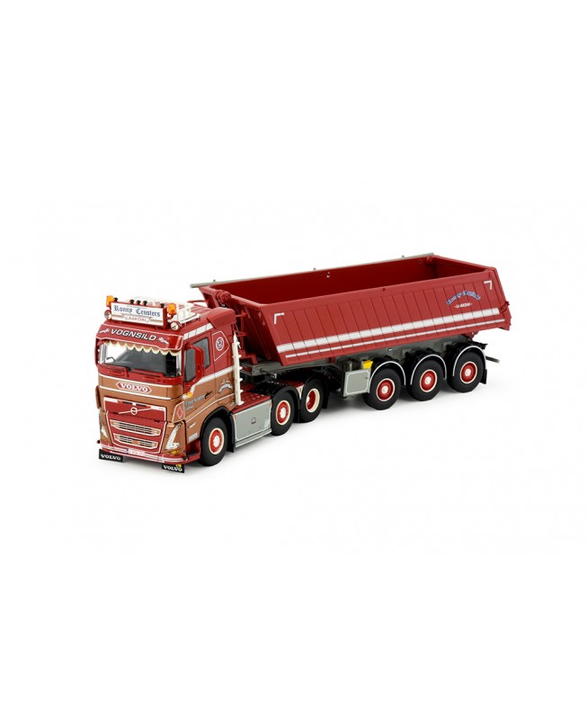 83727 - Volvo FH5 6x2 tipper trailer 3axle Ceusters /1:50 TEKNO