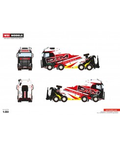 WSI01-4508 - Volvo FH4 Globetrotter XL 8x4 Falkom DTM Mazuret  /1:50 WSImodels