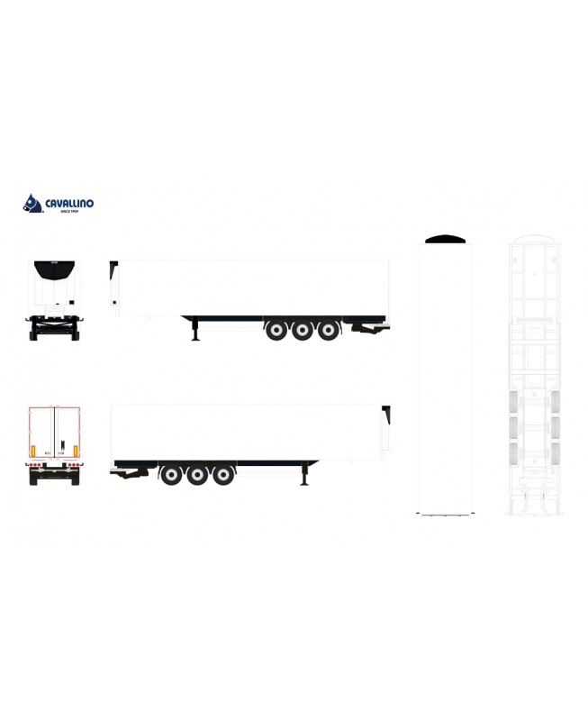 22-1201 - frigo trailer  /1:50 Cavallino