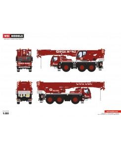 WSI51-2155 Liebherr LTM1050-3.1 mobile crane Riga Mainz / 1:50 WSImodels