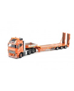 85267 - Volvo FH4 Globetrotter XL 6x4 Goldhofer lowloader 3axle Senn AG /1:50 TEKNO