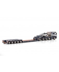 WSI01-4153 - Volvo FM4 cabina bassa 8x4 lowloader Pendel-X 5+1dolly Kandt BV /1:50 WSImodels