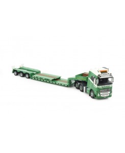 85409 - Volvo FH5 Globetrotter 6x4 Goldhofer lowloader 4axle Brunner /1:50 TEKNO