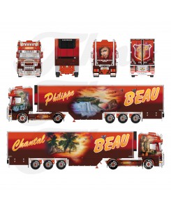 86310 - Scania serie4 Topline 4x2 frigo BEAU Cougar /1:50 TEKNO