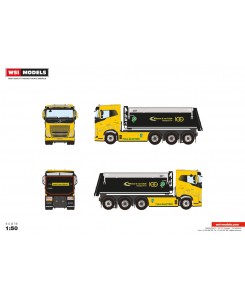 WSI01-4603 - Volvo FH5 electric tipper Millenaar en van Schaik Transport /1:50 WSImodels