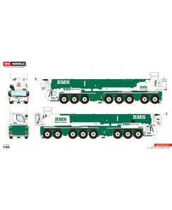 WSI51-2156 Liebherr LTM1650-8.1 autogru telescopica BMS Heavy Cranes AS / 1:50 WSImodels