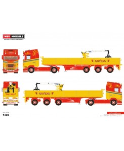 WSI01-4560 - Scania CS20H 4x2 brick-trailer Goyens /1:50 WSImodels