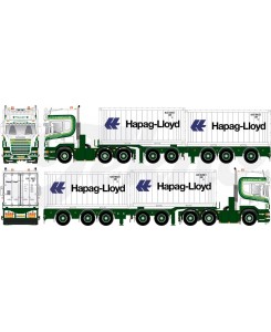 85208 - Scania R500 Topline 5axle D-tec 2x20ft. reefer container Patrick van der Hoeven /1:50 TEKNO