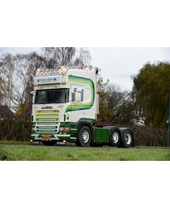 85208 - Scania R500 Topline 5axle D-tec 2x20ft. reefer container Patrick van der Hoeven /1:50 TEKNO