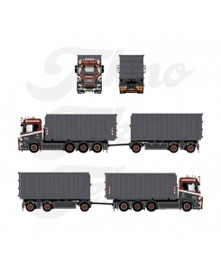 86531 - Scania NGR650 scarrabile articolato Vognmand Soren Nielsen /1:50 TEKNO