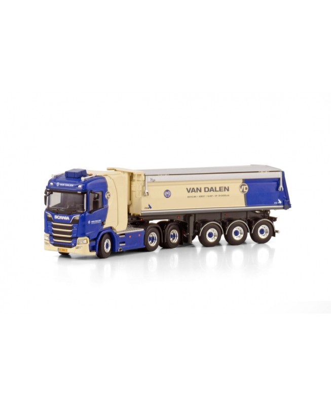 WSI01-4160 - Scania CR20N 6x2 ribaltabile Van Dalen Sloop en Asbest BV /1:50 WSImodels