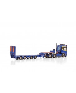 WSI01-4282 - Scania CR20N 6x2 4axle semi-wheel lowloader JB Bilbärgning /1:50 WSImodels