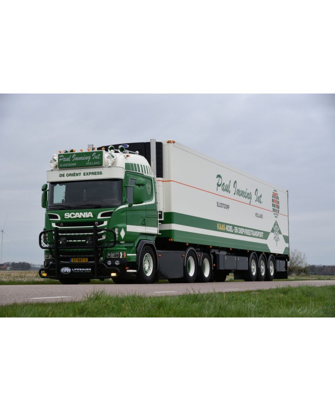 WSI01-4593 - Scania R6 Highline 6x2 frigo Paul Imming /1:50 WSImodels