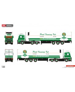 WSI01-4593 - Scania R6 Highline 6x2 frigo Paul Imming /1:50 WSImodels