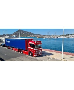 86683 - Scania NGR 530 4x2 semi 3assi telonato con caricatore Moffet - Pennings Transport/1:50 TEKNO