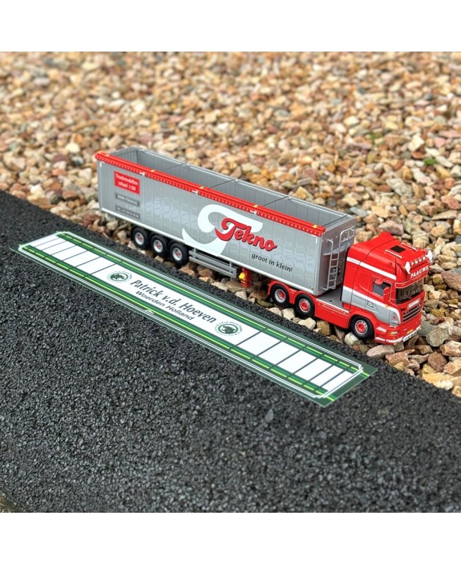 87513 - Show rug Patrick v.d. Hoeven Truck + Semi-trailer /1:50 TEKNO