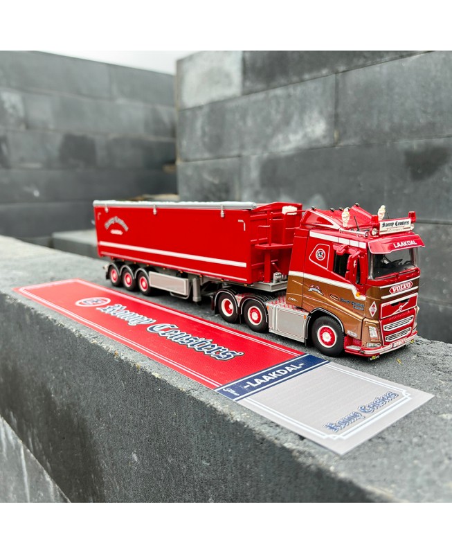 87510 - Show rug Ronny Ceusters Truck + Semi-trailer /1:50 TEKNO