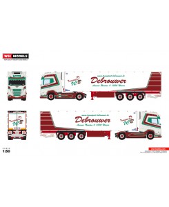 WSI01-4530 - DAF XG+ 6x2 frigo Transport Debrouwer /1:50 WSImodels