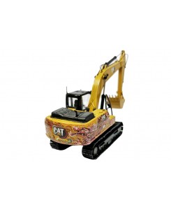 DM85674L - Cat 320 GX Excavator Dragon Totem decoration /1:50 Diecast Masters