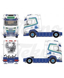 87003 - DAF XG+ 4x2 HP Transped /1:50 TEKNO