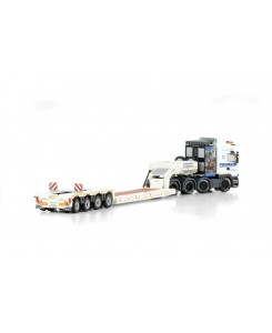 WSI01-4192 - Scania R6 8x4 Streamline Eurolow-loader Pendel-X 4axle Trinks /1:50 WSImodels