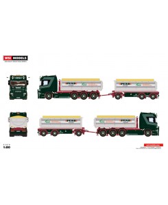 WSI01-4606 - Scania CR20N combi hook-asphalt tipper BYe Peab Asfalt /1:50 WSImodels