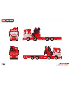 WSI01-4444 - Scania CR20N 8x4 con gru Fassi 1100+jib Thomas Berg /1:50 WSImodels