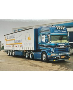 WSI01-4625 - Scania serie4 Topline 6x2 centinato A.A. vd Heuvel /1:50 WSImodels