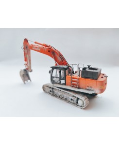 WM038 - HITACHI ZX490LC-6 escavatore cingolato con set Benne per marmo - effetto sporcatura /1:50 TMC