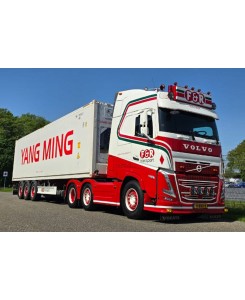 WSI01-4652 - Volvo FH5 Globetrotter 6x2 3axle 40ft reefer container F&R Transport /1:50 WSImodels