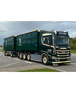 WSI01-4183 - Scania CR20N 8x2 autotreno scarrabile Olaf Jensen /1:50 WSImodels