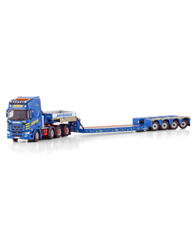 WSI01-4383 - Scania CR20H 8x4 lowloader 4axle Havator /1:50 WSImodels