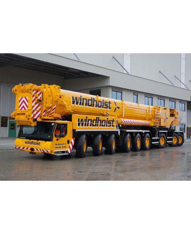 WSI51-2163 Liebherr LTM1750-9.1 autogru telescopica Windhoist / 1:50 WSImodels